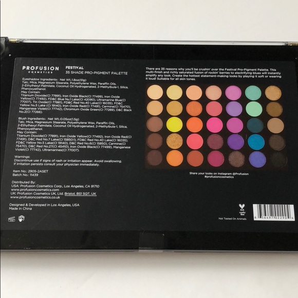 NWT Profusion Festival Eyeshadow Palette - Picture 4 of 5